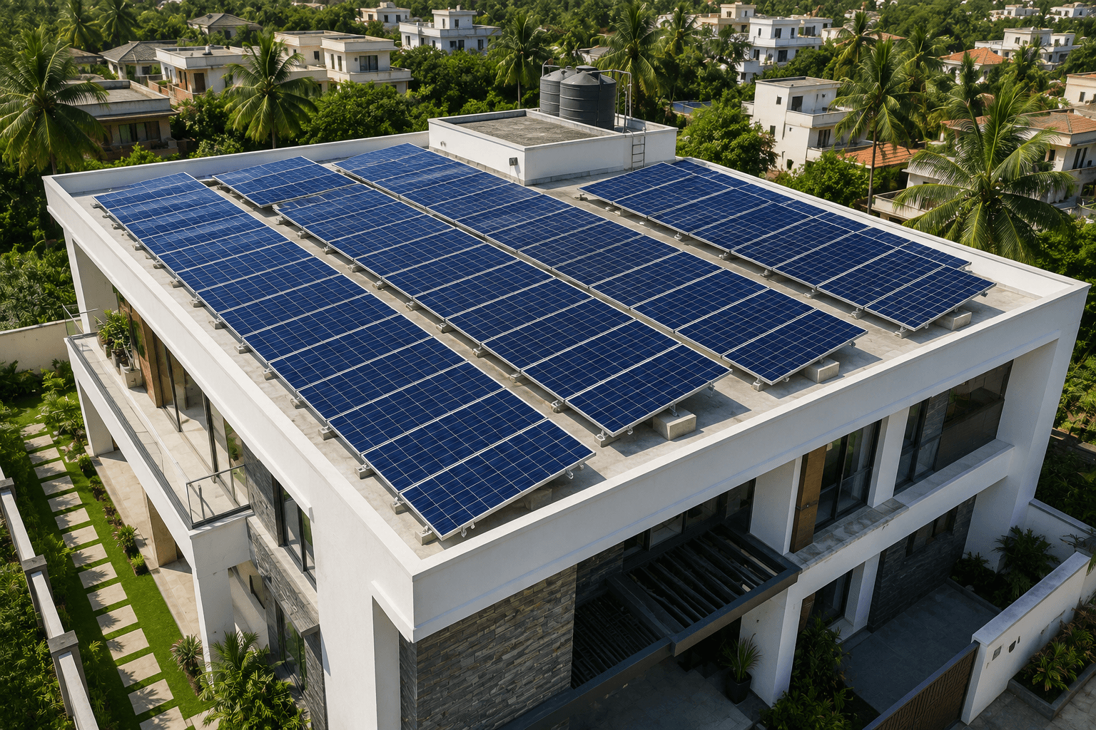 5kW Sheet Roof Install